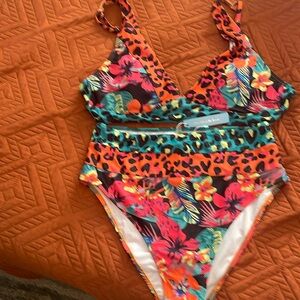 High waisted swim suit brand new